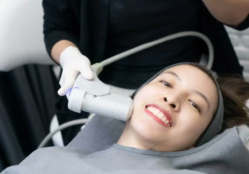 HIFU treatment St Albans in progress