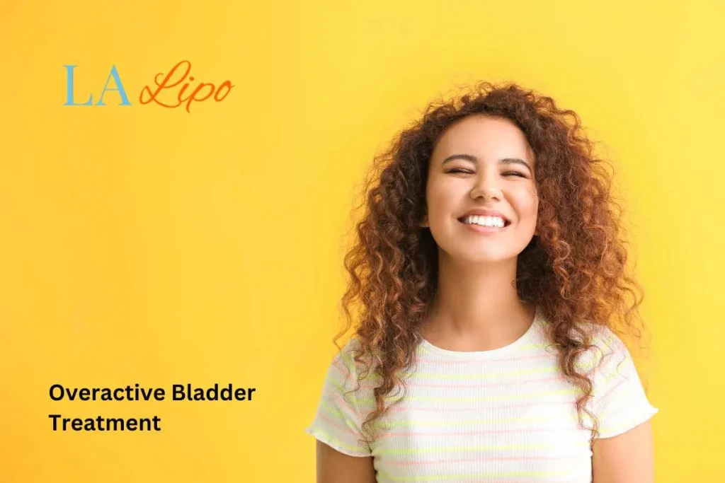 woman smiling about overactive bladder treatment St Albans solutions